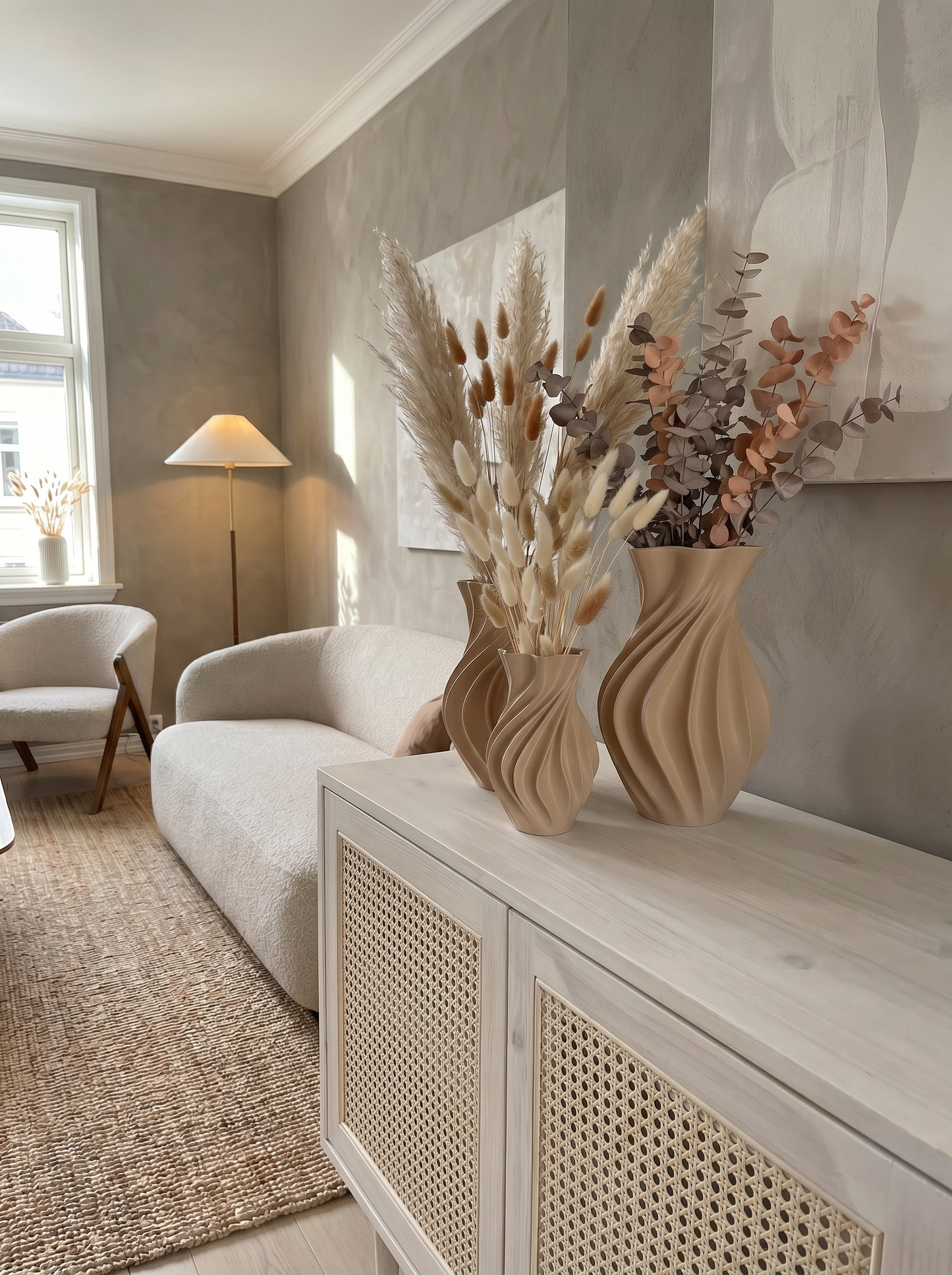 Elegante Organische Vaas – Tijdloos Design voor Elk Interieur