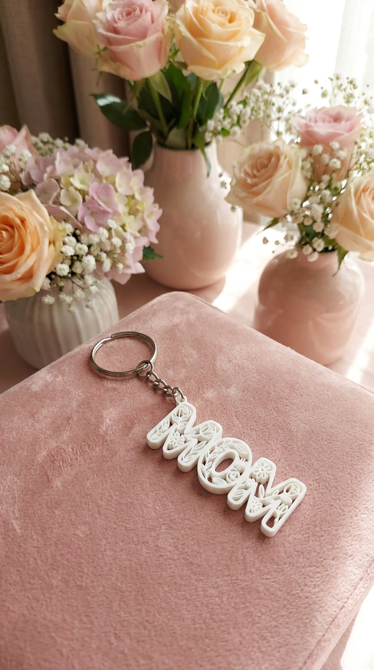 'MOM' Sleutelhanger