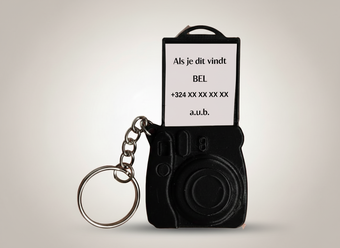 Slimme Sleutelhanger met contactgegevens
