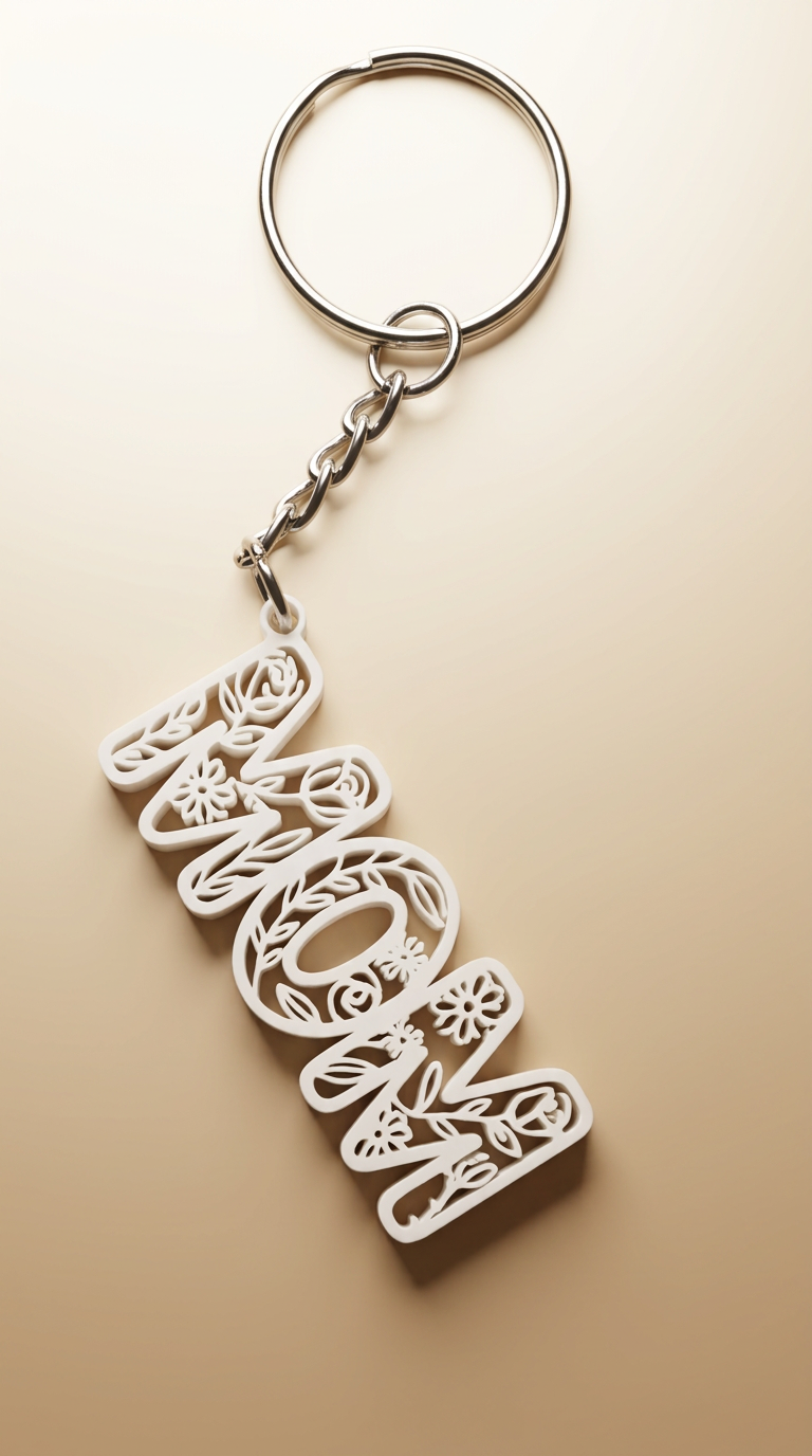 'MOM' Sleutelhanger
