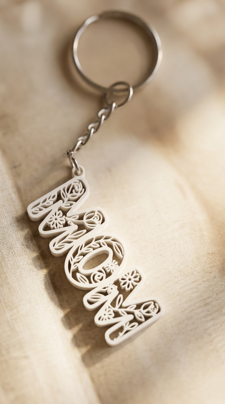 'MOM' Sleutelhanger