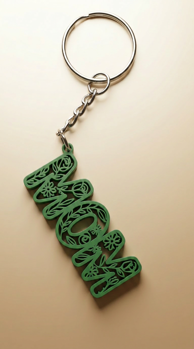 'MOM' Sleutelhanger