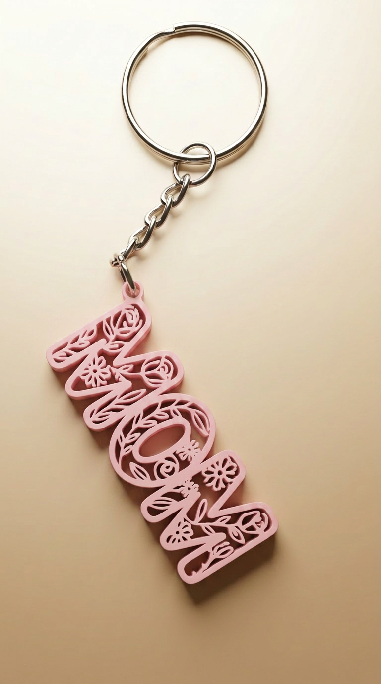 'MOM' Sleutelhanger